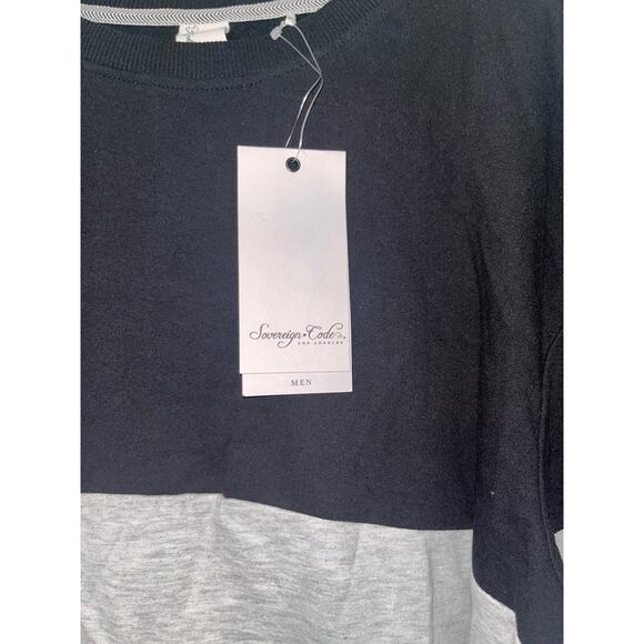 SOVEREIGN CODE: Dash Crewneck, Black, Men’s Regular “Size L” NWT/Defects (B35) - Picture 7 of 16